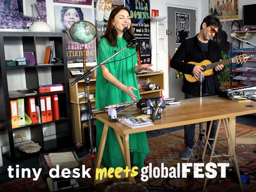 Bedouin Burger performs for Tiny Desk Meets globalFEST