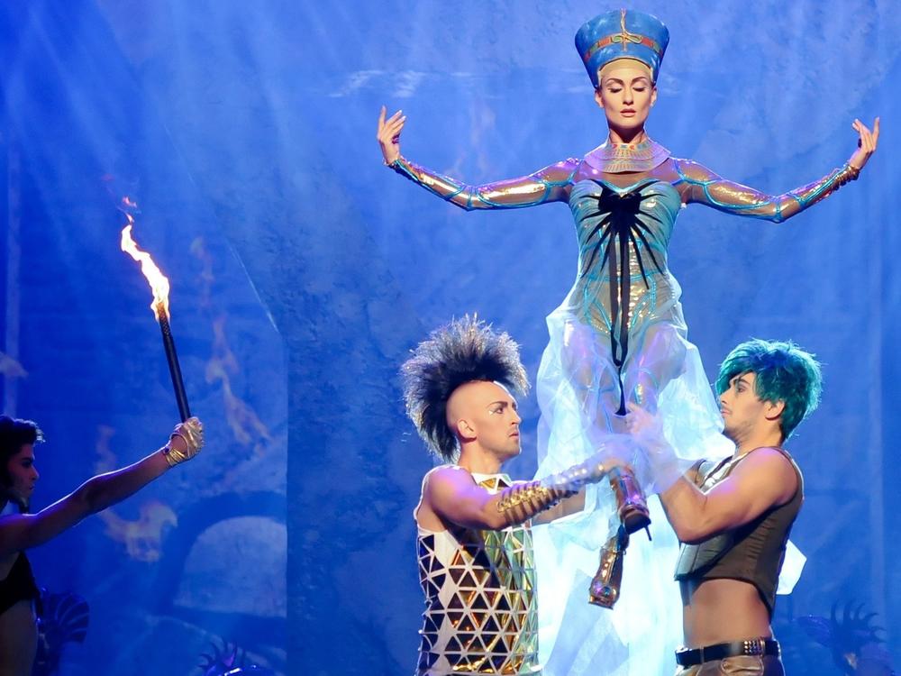 Dancers perform in a 2014 dress rehearsal of 