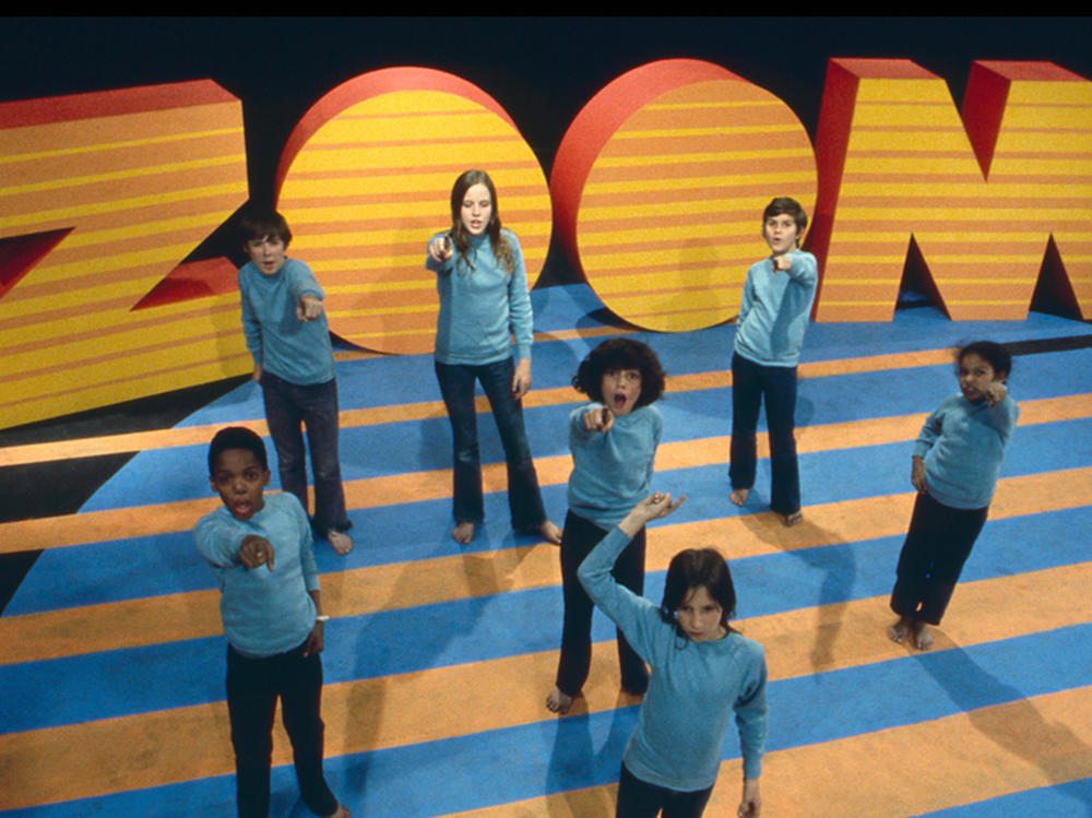 The cast of <em>Zoom</em>, 1972.