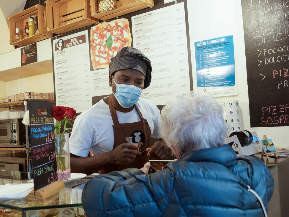 Ibrahim's positive personality and fluent Italian (with what locals describe as a 