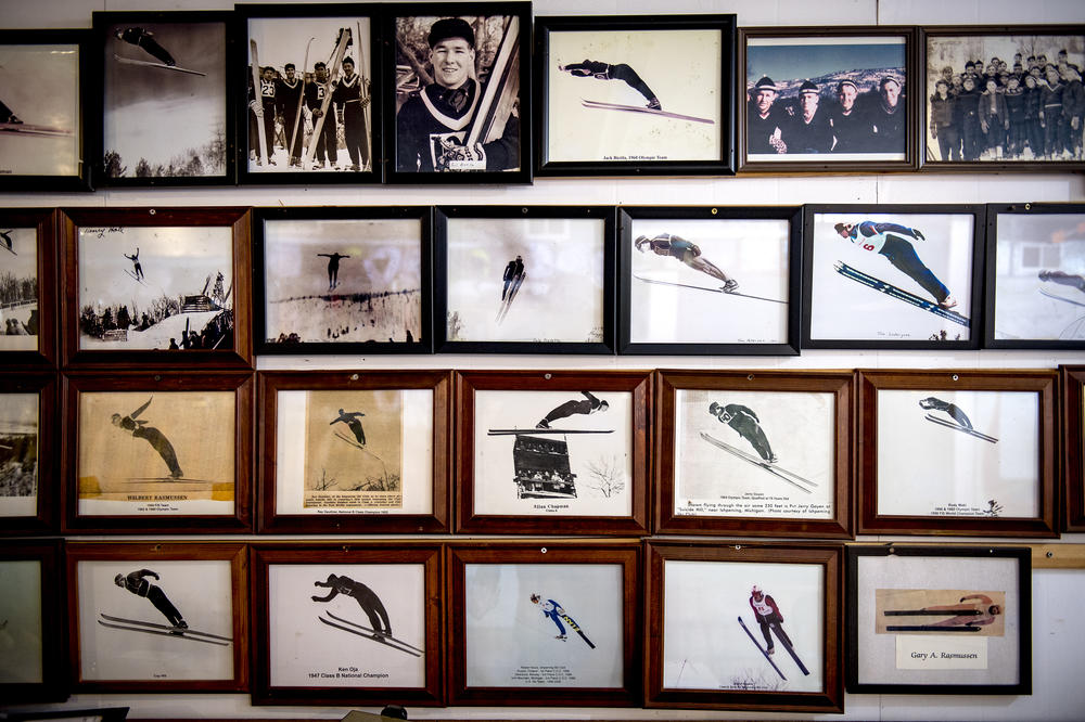The Ishpeming Ski Club has produced 13 Olympic team members, including those from the Bietila family. Paul Bietila, his portrait seen in center left of the top row was recognized as the best American jumper of his time and the Paul Bietila Memorial Trophy is given annually to the best ski jumper in the United States.