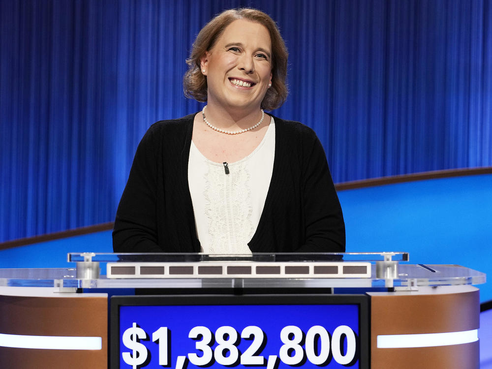 Amy Schneider's <em>Jeopardy! </em>run ended Wednesday night after 40 consecutive wins. Schneider is now holds the second-longest win streak in the show. She is also the <strong></strong>highest-winning female contestant and the first trans contestant to qualify for the tournament of champions.