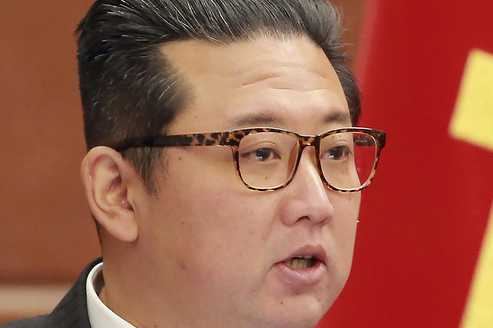 In this photo taken last month and provided by the North Korean government on Jan. 1, North Korean leader Kim Jong Un attends a meeting of the Central Committee of the ruling Workers' Party in Pyongyang, North Korea.