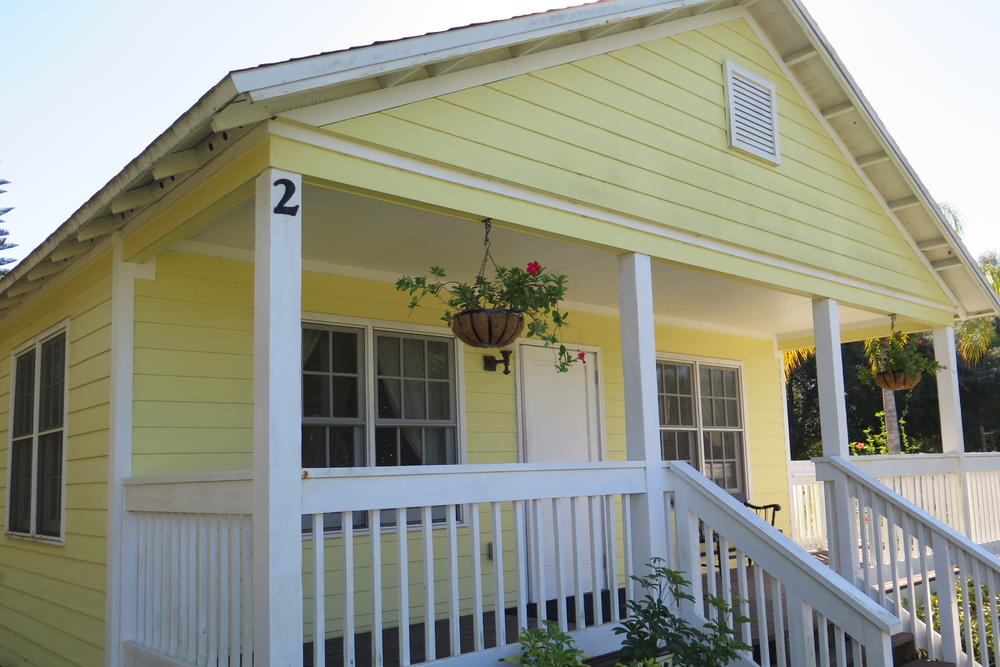 A replica of Harry and Harriette Moore's house.