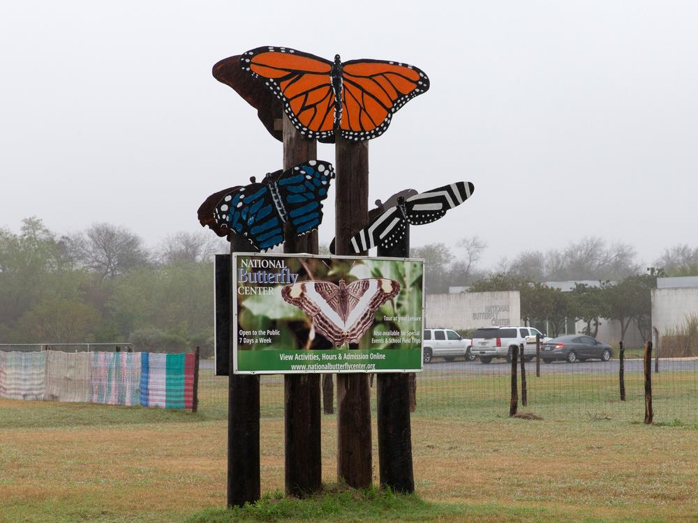 The entrance to the National Butterfly Center in Mission, Texas, on Jan. 15, 2019.