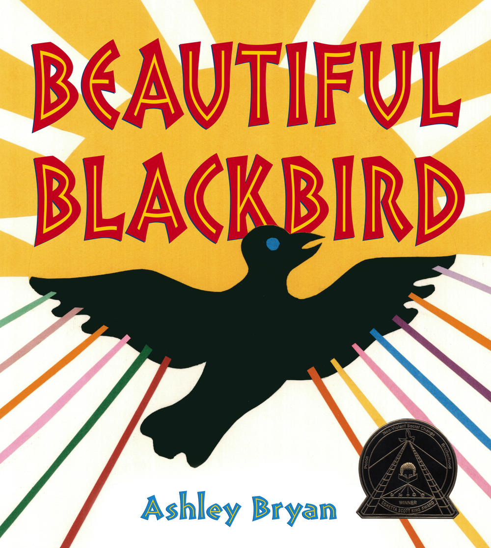 <em>Beautiful Blackbird</em> by Ashley Bryan, published in 2003.