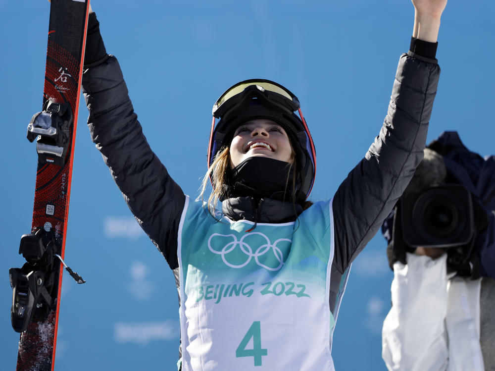 Eileen Gu wins the gold medal during the Olympic Games 2022, Women's Freeski Big Air on Feb. 8, 2022 in Zhangjiakou China.
