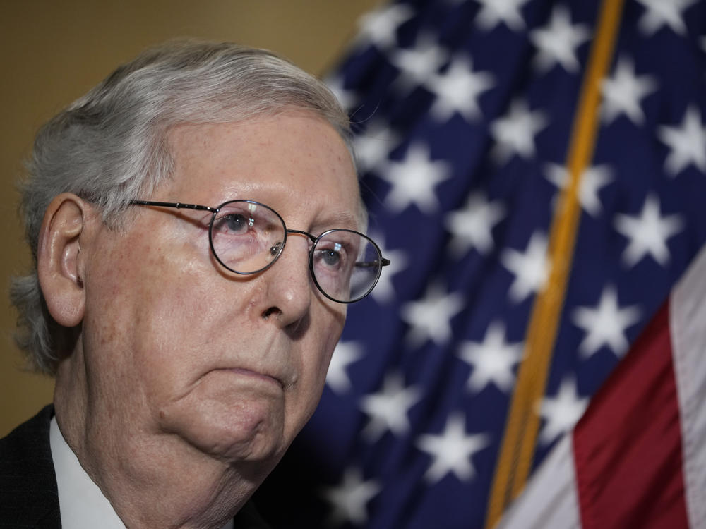Senate Minority Leader Mitch McConnell also challenged the RNC's characterization of the Jan. 6 riot as 