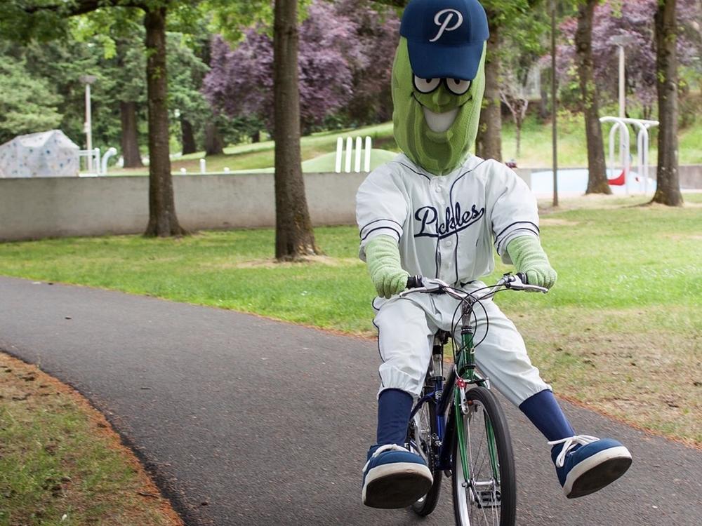 The Portland Pickles baseball team is asking Oregonians to be on the lookout for their mascot, Dillon T. Pickle, after he was stolen from the front porch of their office early Thursday morning.
