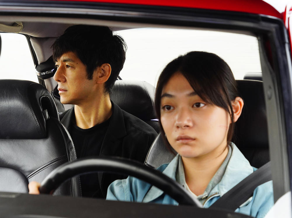 Hidetoshi Nishijima and Toko Miura star in <em>Drive My Car</em>.