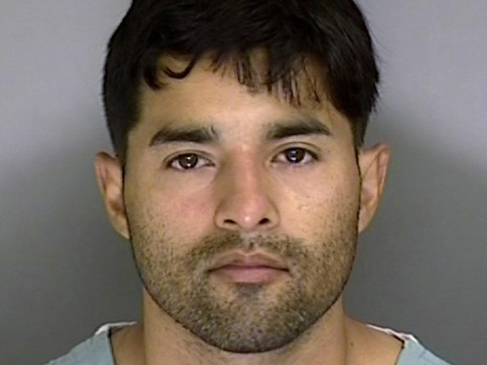 This 2020 booking photo shows Steven Carrillo, a former U.S. Air Force sergeant with alleged ties to the 