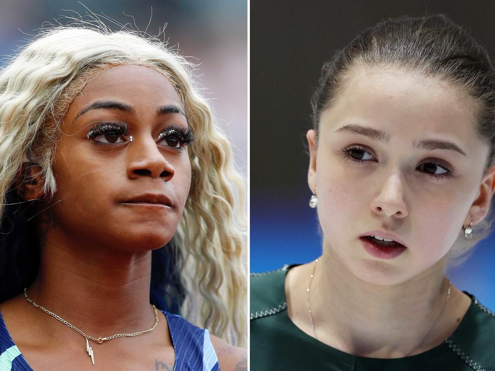 A positive drug test denied U.S. sprinter Sha'Carri Richardson a chance to compete in the Tokyo Games; Russian skater Kamila Valieva had a different experience.