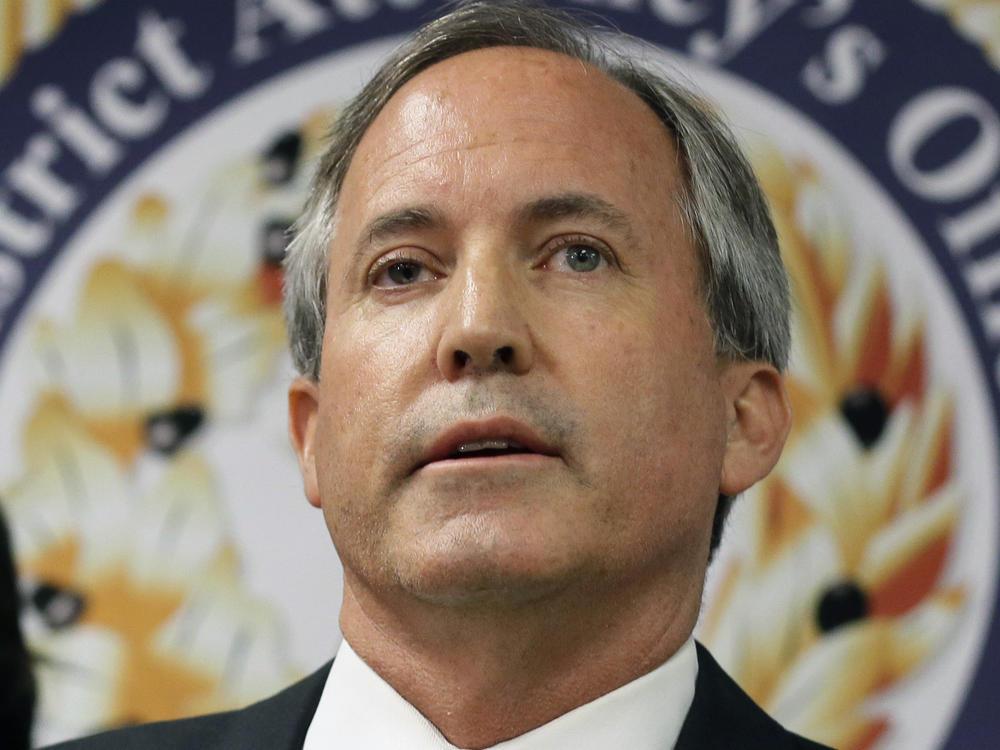 Texas sued Meta on Monday over misuse of biometric data, the latest round of litigation between governments and the company over privacy. Texas Attorney General Ken Paxton is shown here.