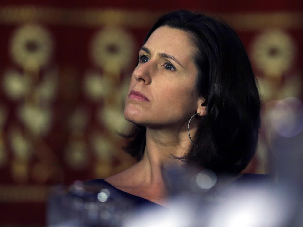 Allison Gollust, seen in 2013, denounced accusations she violated company policy, saying the WarnerMedia CEO was seeking to 