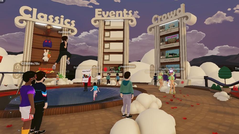 Decentraland is a virtual world where you can dress up your avatar.