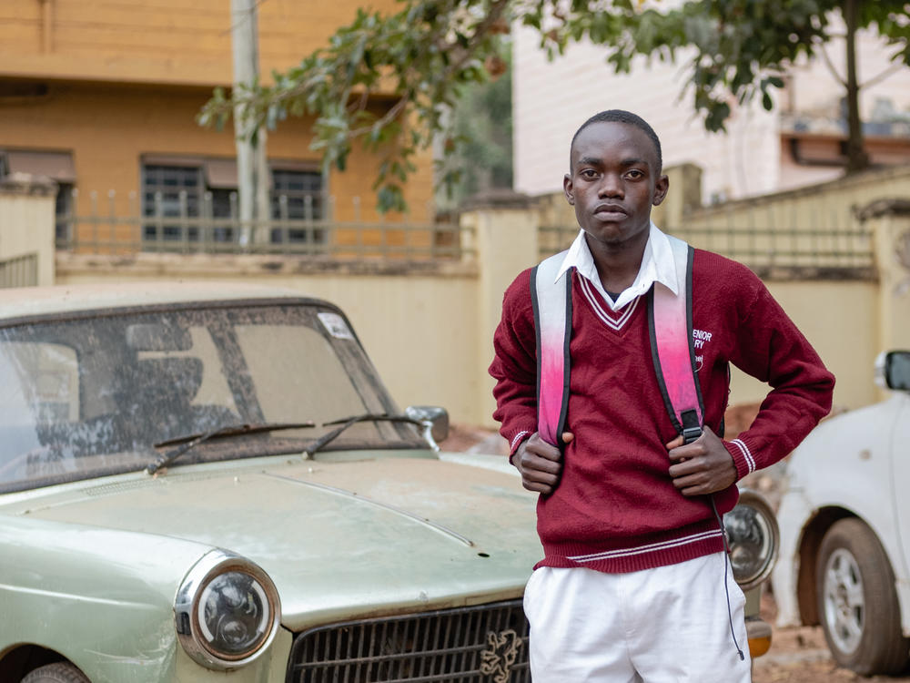 Joel Joseph, now 17, was 15 when schools closed for the pandemic. 