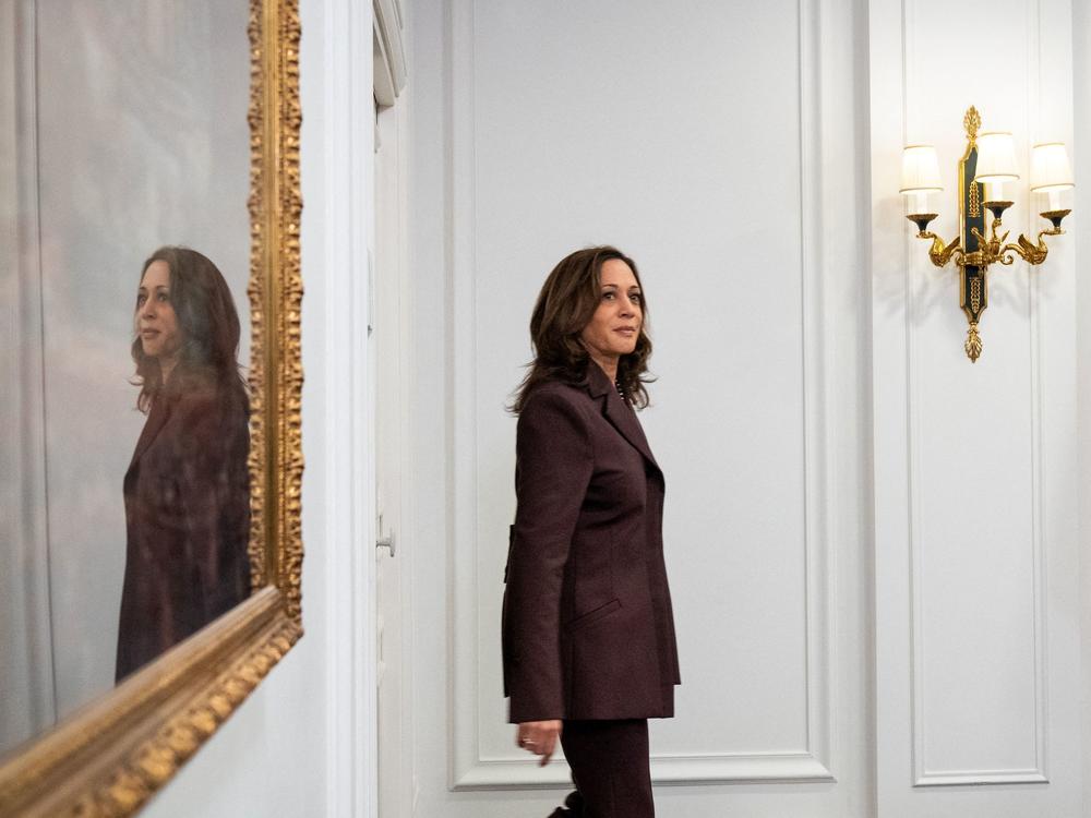 Vice President Harris during a trip to Paris in November. Some Europeans see her as representative of how the next generation of American leaders view the transatlantic relationship.