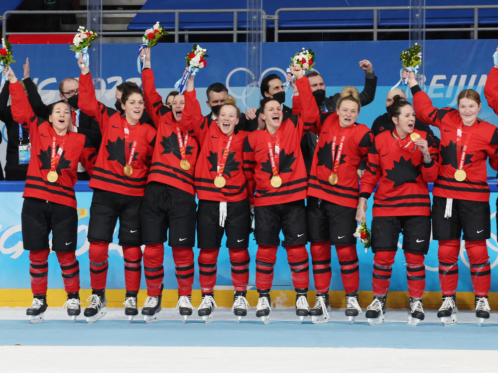 Team Canada beat defending champion Team USA in the women's ice hockey gold medal match at Wukesong Sports Centre in Beijing on Thursday.