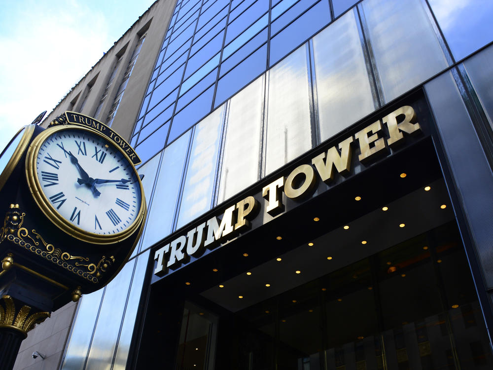 The public entrance to Trump Tower on Fifth Avenue in New York City in 2017.