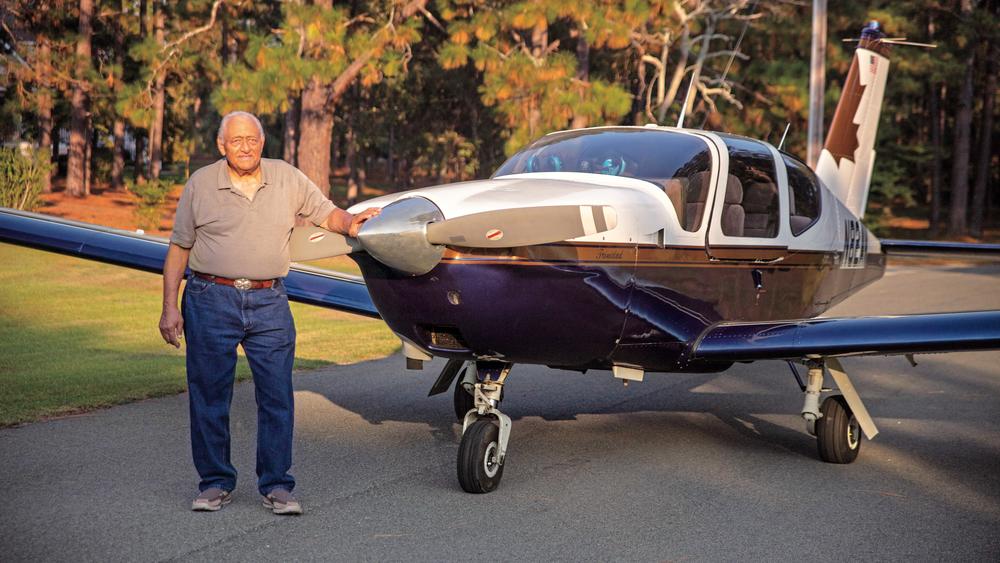 David Harris, now 87, says he would have loved to keep flying. 