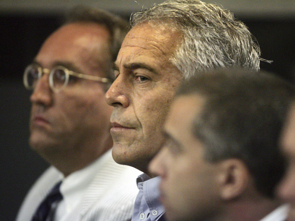 Jeffrey Epstein appears in court in West Palm Beach, Fla., July 30, 2008. Jean-Luc Brunel, a modeling agent who was close to late U.S. financier was found dead Saturday in his French jail cell.