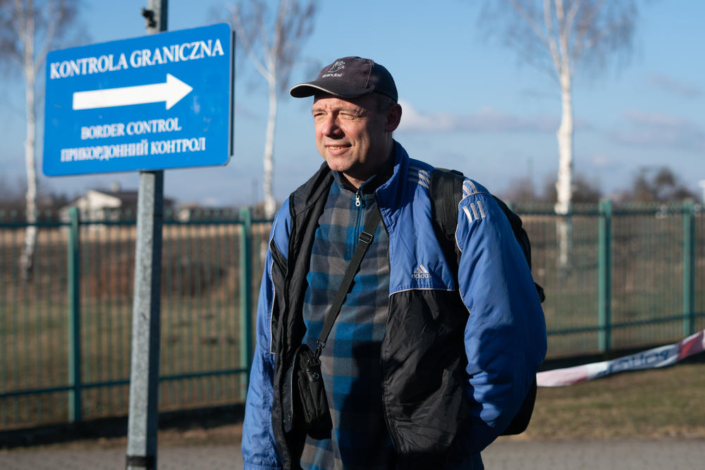 Ihor Kobryn, 52, is proud to be a Ukrainian and is returning to Ukraine tto fight after spending time working as a driver in Poland.