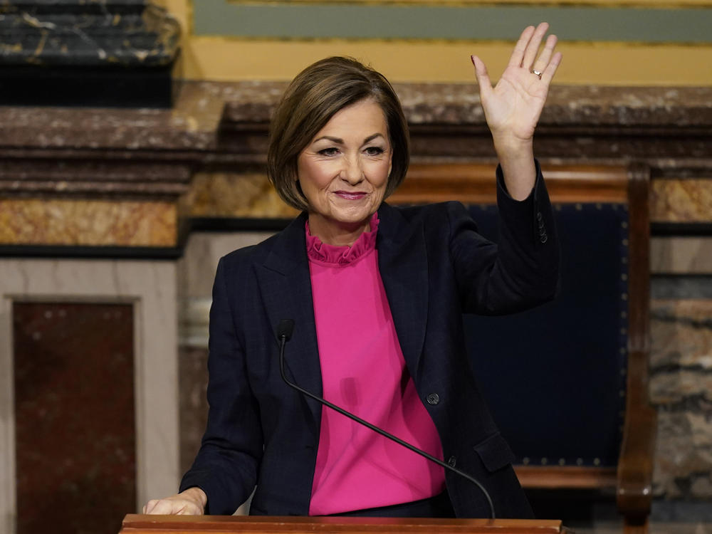 Iowa Gov. Kim Reynolds will give the official Republican response to President Biden's State of the Union address.
