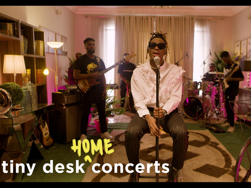 Fireboy DML performs a Tiny Desk (home) concert.