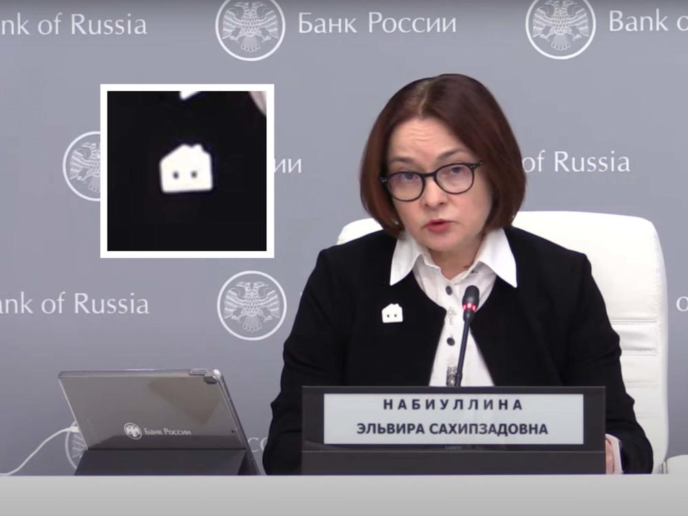 Elvira Nabiullina in April 2020