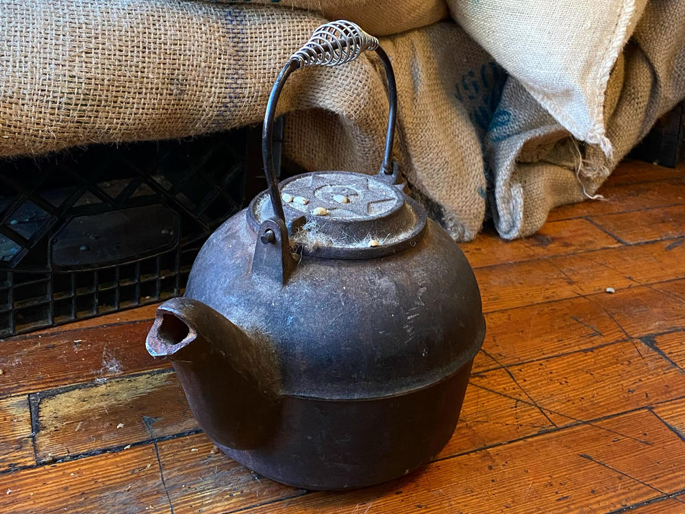 A jebena (coffee pot) at Sidamo Coffee and Tea in Washington, D.C.