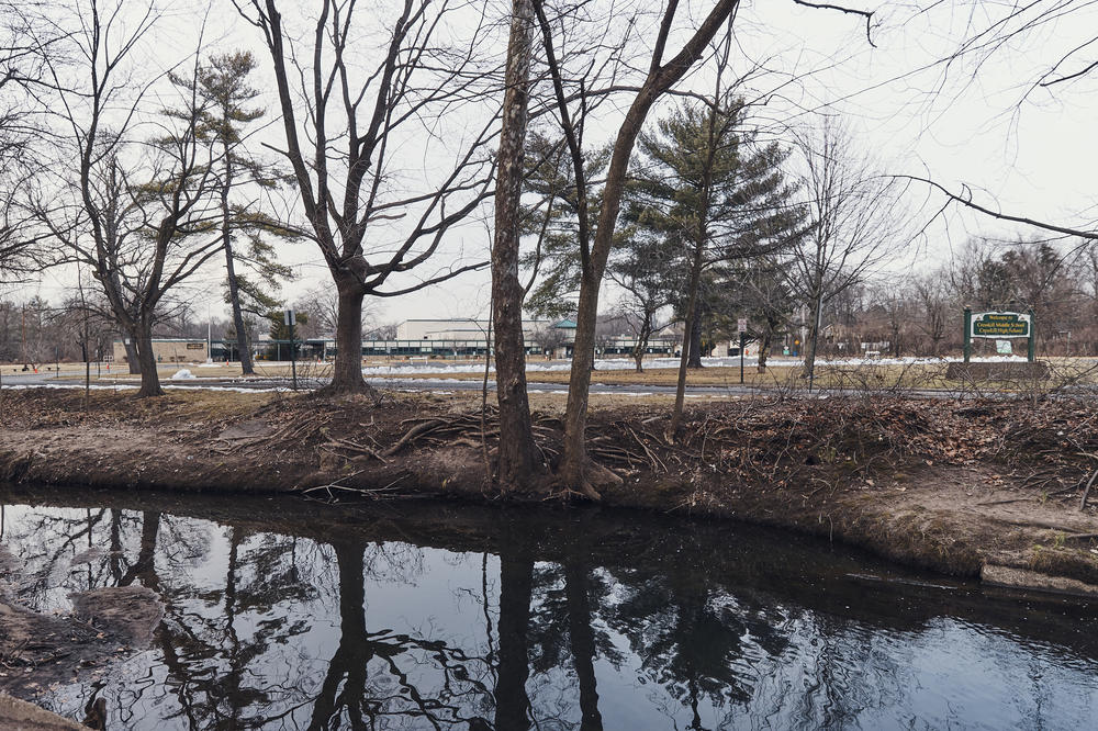 Tenakill Brook is one of the creeks that surround Cresskill on three sides. During the storm, the creeks overflowed, sending water in the school's direction.