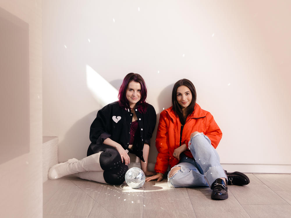 Abigail Barlow (left) and Emily Bear have made magic together and say they found kindred creative spirits.