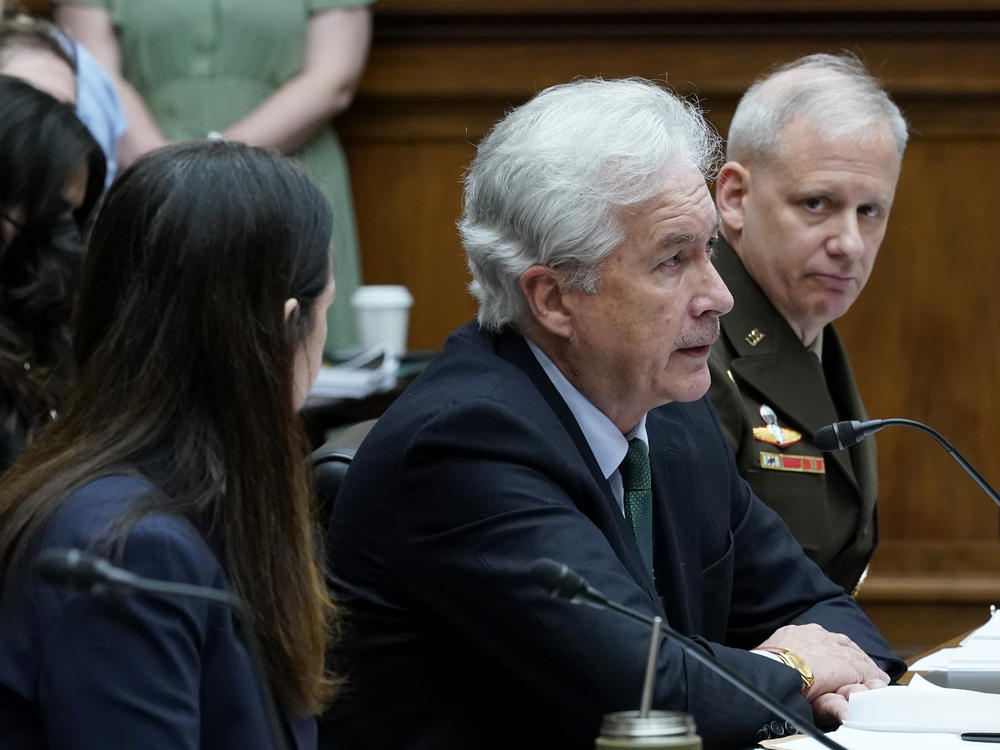 CIA William Burns told the House Intelligence Committee that he believes Russian leader Vladimir Putin is 'angry and frustrated' by the slow pace of Russia's invasion of Ukraine. Burns said he expects Putin to 'double-down,' which could lead to heavy fighting for control of Ukraine's cities in the coming weeks.