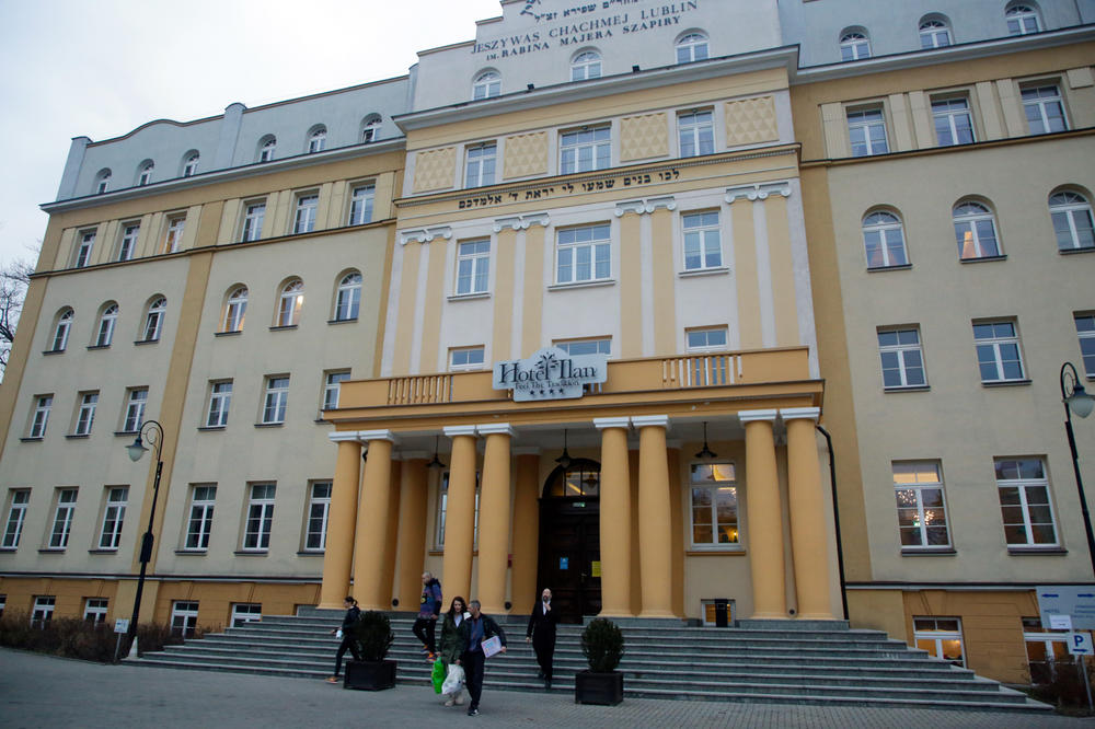 Two weeks ago, Hotel Ilan, in Lublin, Poland, which was built almost a century ago as a Jewish house of study, stopped booking tourists and corporate groups. It now houses refugees from Ukraine and donations for them.