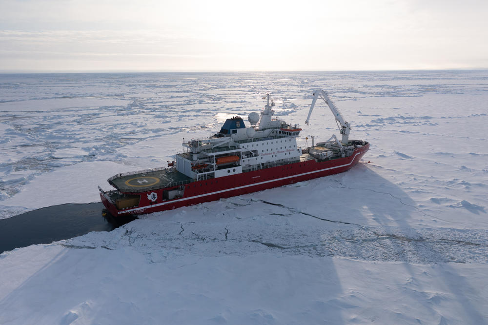 The Expedition22 team worked from the South African polar research and logistics vessel S.A. Agulhas II<em>.</em>