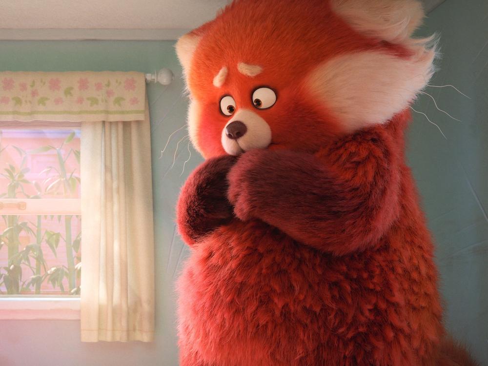 In <em>Turning Red</em>, 13-year-old Mei Lee (voiced by Rosalie Chiang) 