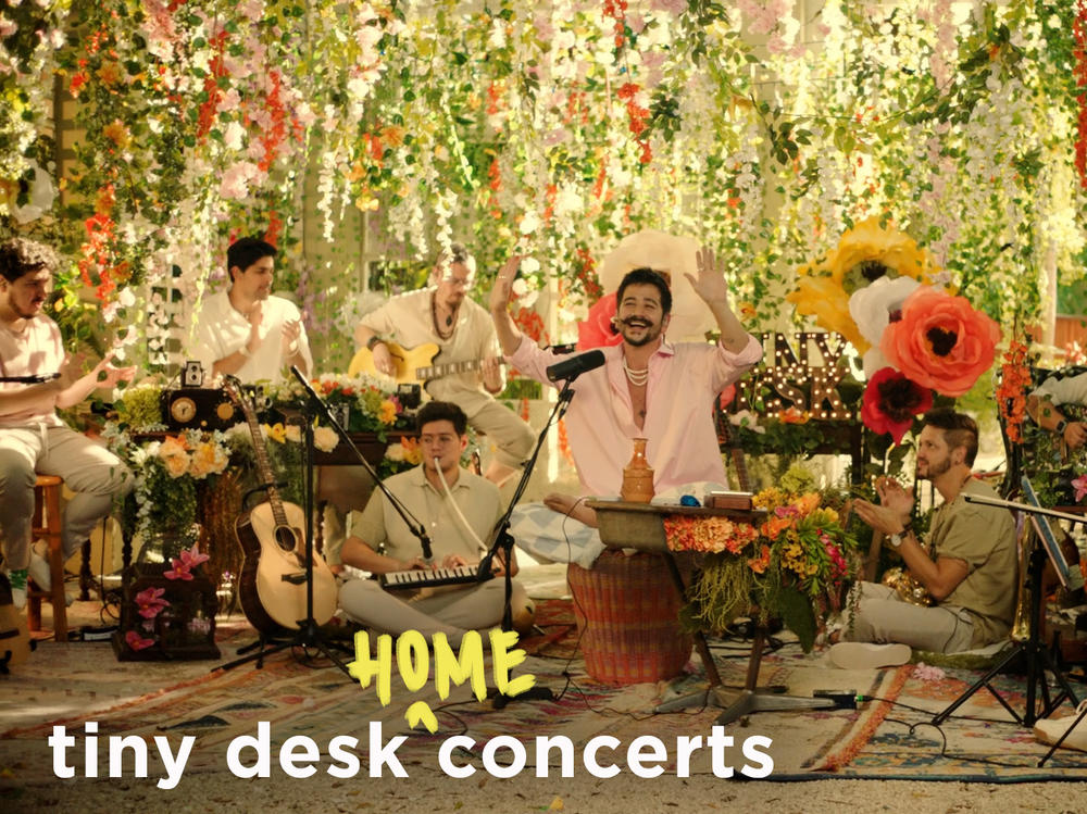 Camilo performs a Tiny Desk (home) concert.