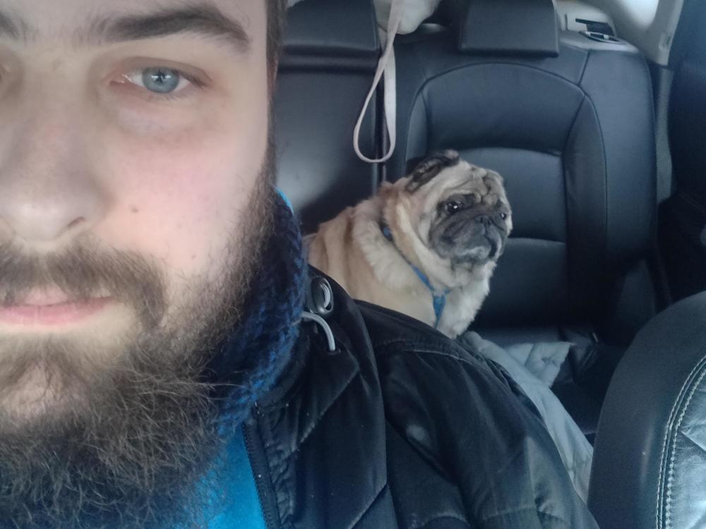 This is the photo Jake shared on Reddit during his trip west.