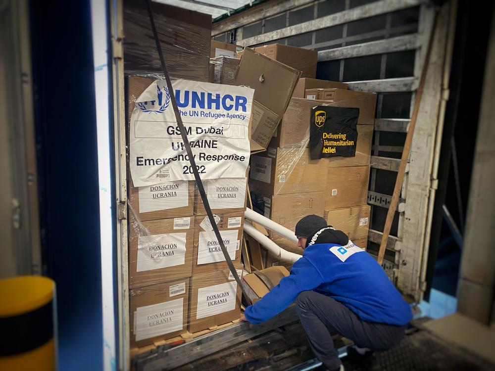 Supplies are being sent out of the warehouse almost as fast as they're coming in.