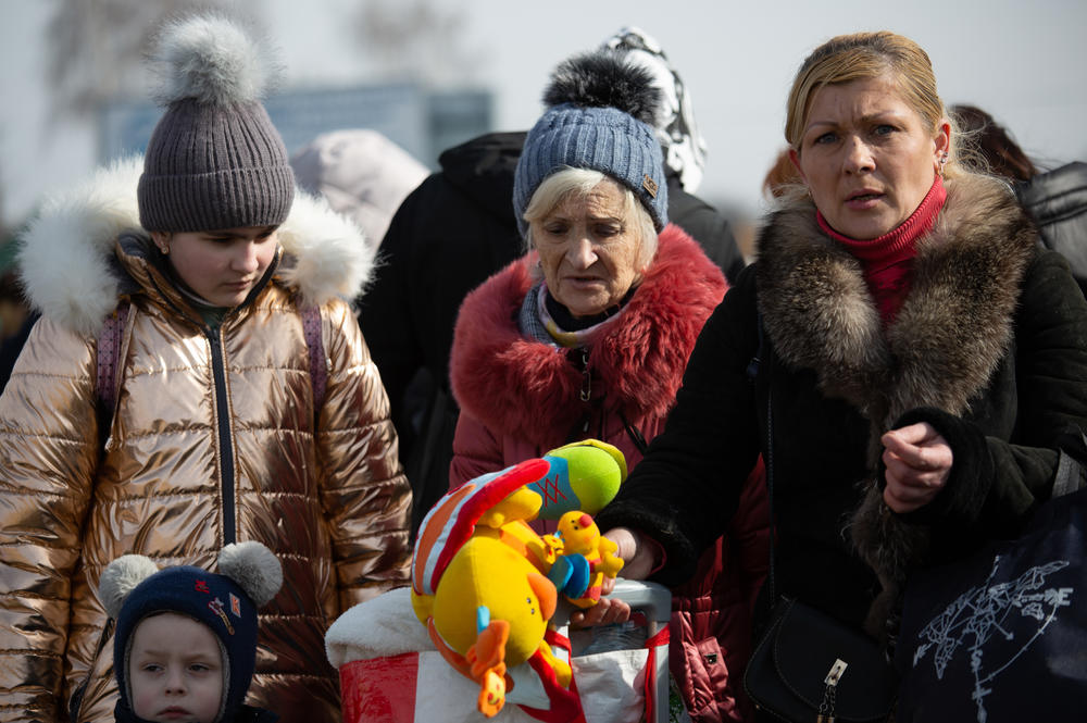Most of the nearly 3 million Ukrainian refugees are women and children.