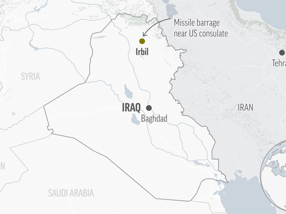 Iran has claimed responsibility for a missile barrage that struck near a sprawling U.S. consulate complex in the northern Iraqi city of Irbil, saying it was retaliation for an Israeli strike in Syria that killed two members of its Revolutionary Guard.