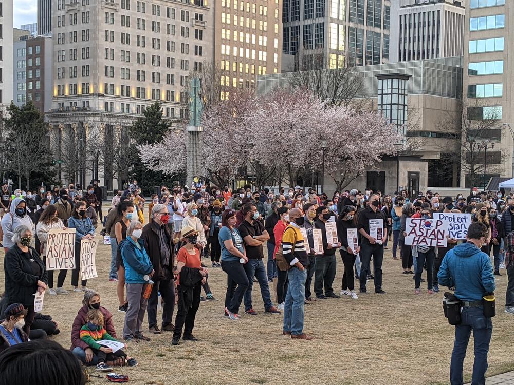 For same Asian Americans, it was the first time in Nashville they saw so many Asian Americans gathered in one place. This was a vigil last March for the victims of the Atlanta spa shooting.
