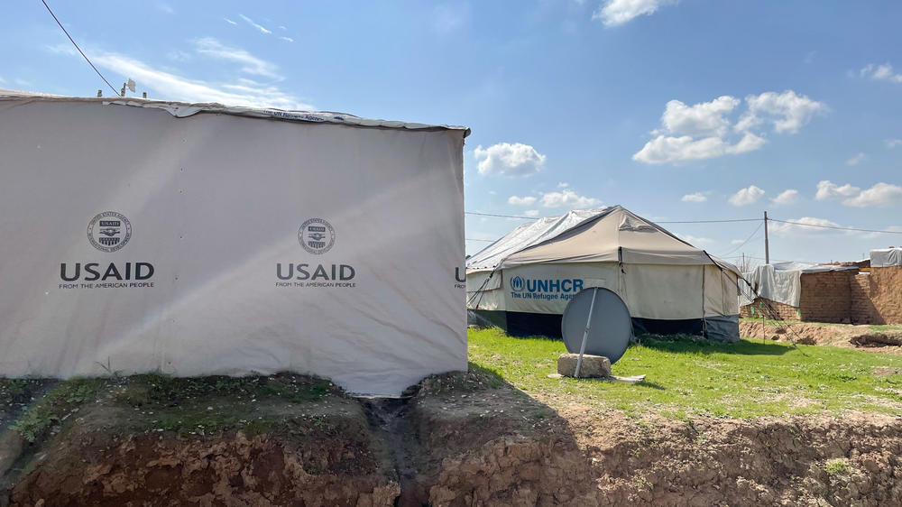 The nearly 6,000 residents of the Hassan Sham camp in Iraq, who live in white canvas tents provided by the U.N. and USAID, face mounting health and education issues as funding for the camp dries up.