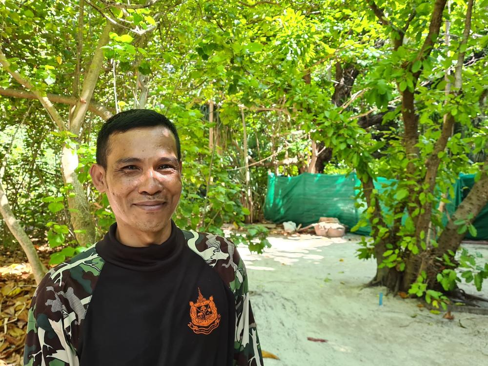 Suthep Chaikao is the park ranger in charge of policing tourists at Maya Bay. He's been here on and off for more than 20 years and is very happy with the new restrictions.
