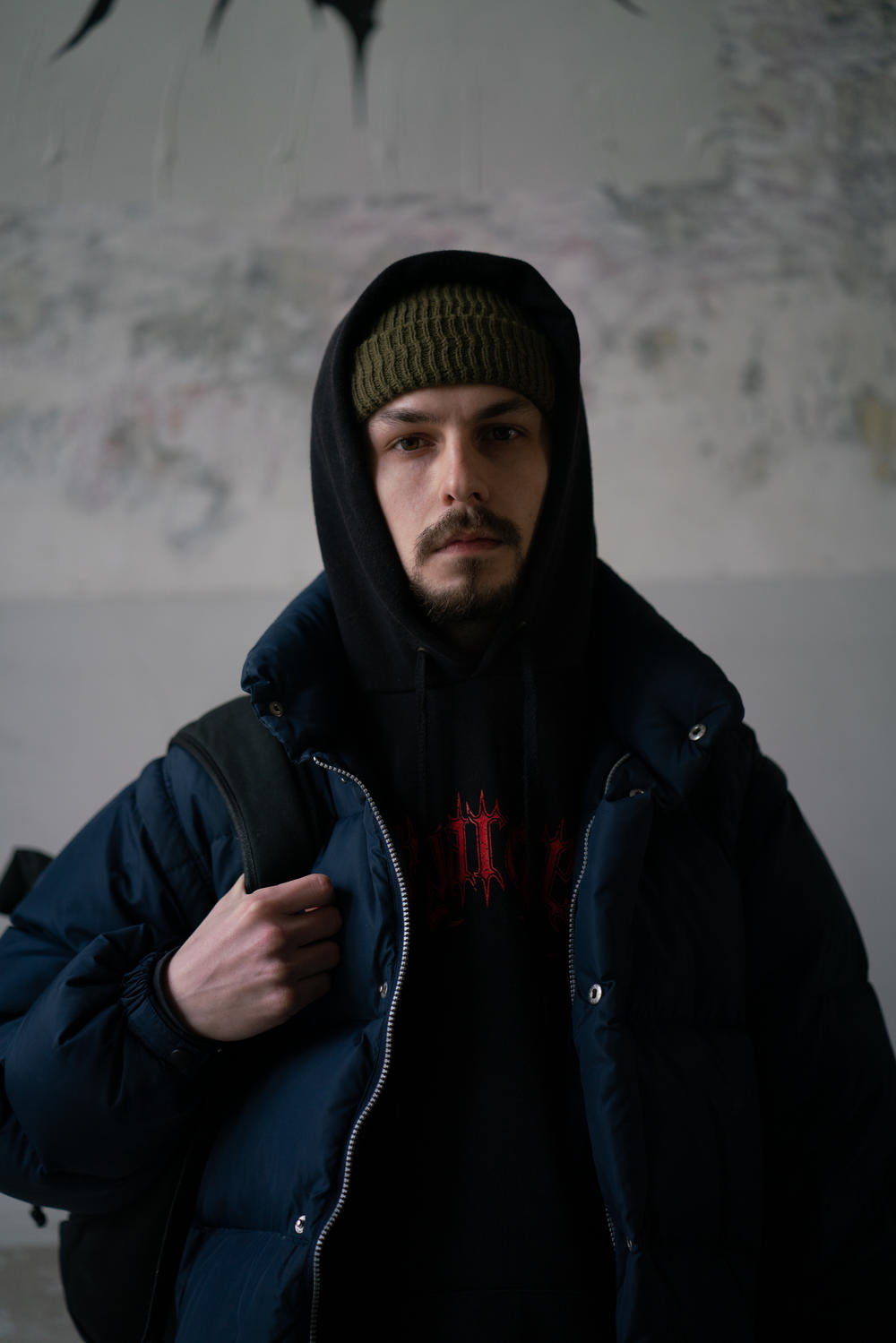 Stepan Burban, aka Palindrom, is a rapper in Lviv and is trying to help displaced people.