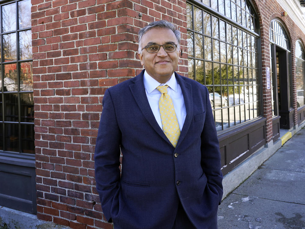 Dr. Ashish Jha, dean of Brown University's School of Public Health, seen here in a December 2020 file photo. Jha is the new White House COVID-19 response coordinator.