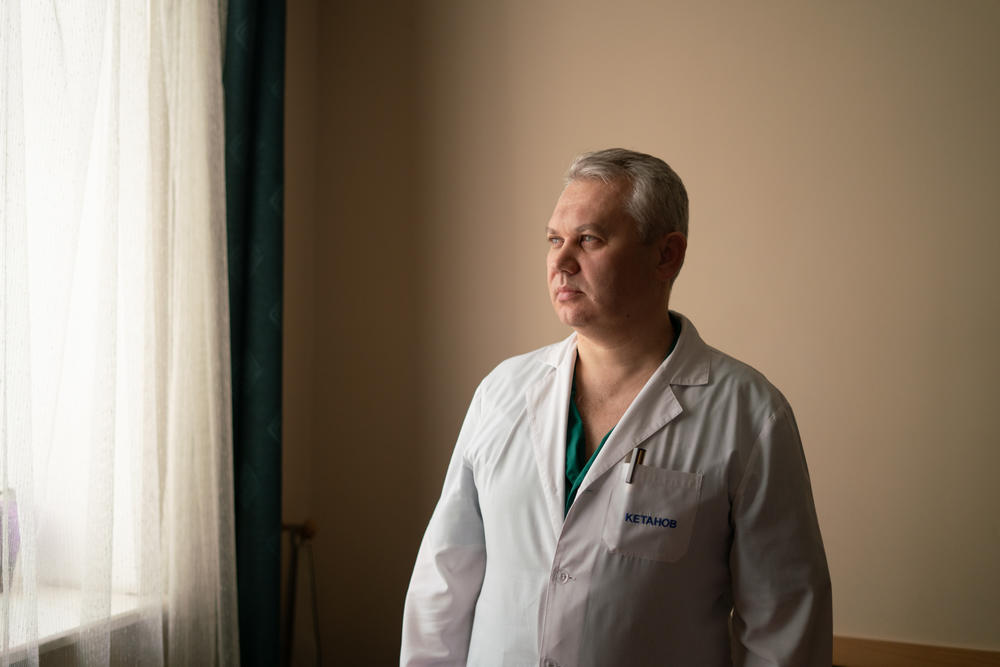 At times, Dr. Orest Trill, the deputy director of Lviv's regional cancer hospital, has had to tell patients in besieged areas that they can come to the hospital but they don't have the medicine to treat them. He calls it 