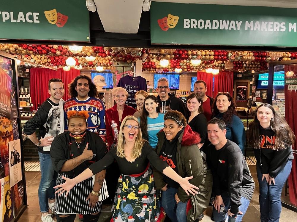Some of the vendors at the Broadway Makers Marketplace, which carries their handmade goods