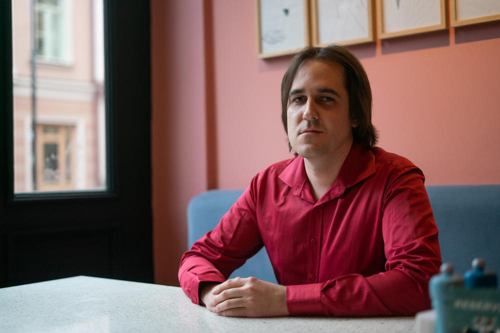 Leonid Kabanov, 30, was relocated by his IT company since working in Russia was growing more difficult due to slower internet connections and the effects of sanctions.
