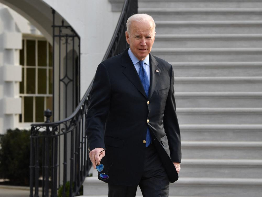 President Biden departs the White House on Wednesday for his trip to Brussels and Poland, where he plans to work to keep allies unified on their response to Russia's invasion of Ukraine.